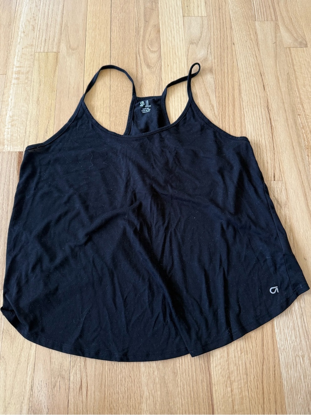 GAP Fit Black Active Racerback Tank Top